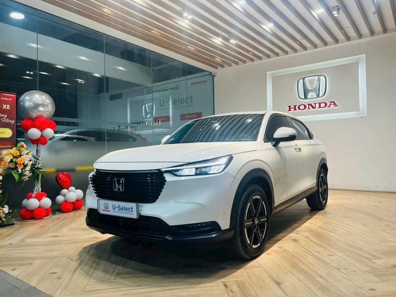 Bán Honda HRV G 2024 Cũ Màu Trắng Tại Bình Dương – ODO 24.000km, Kèm BHVC Đến 2027