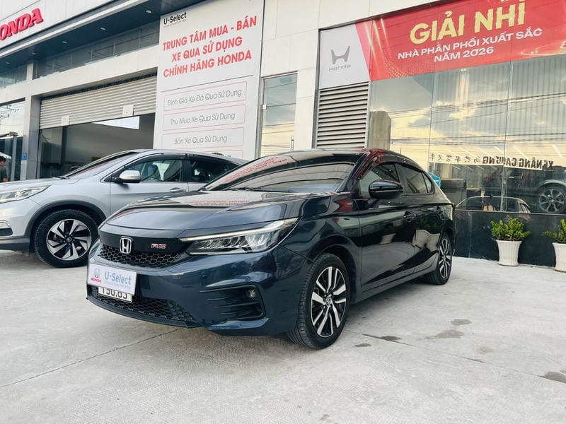 Bán Honda City RS 2022 Cũ Màu Xanh Tại Bình Dương – ODO 31.000km, Full Phụ Kiện & BHVC Đến 2027